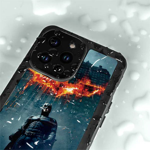 The Dark Knight Movie Poster iPhone 15 Pro Waterproof Case